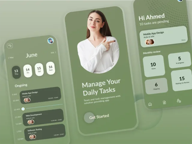 Task manager app — App UI