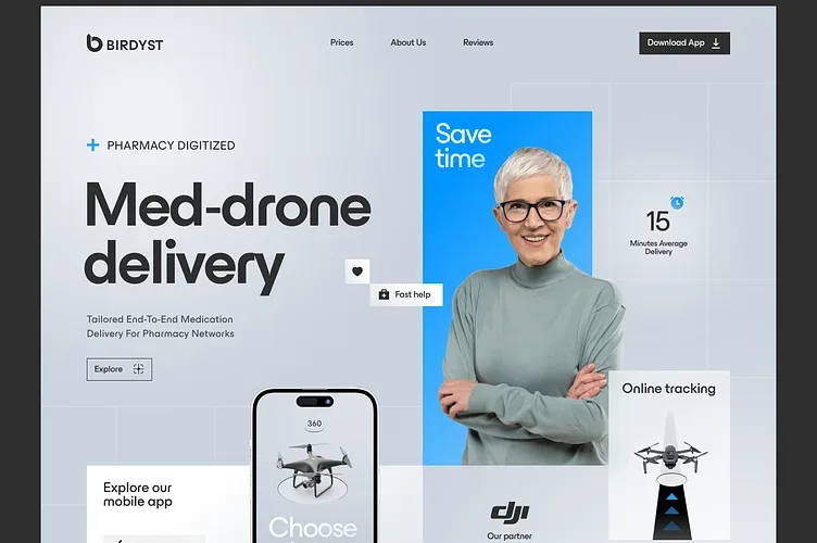 Med-drone delivery