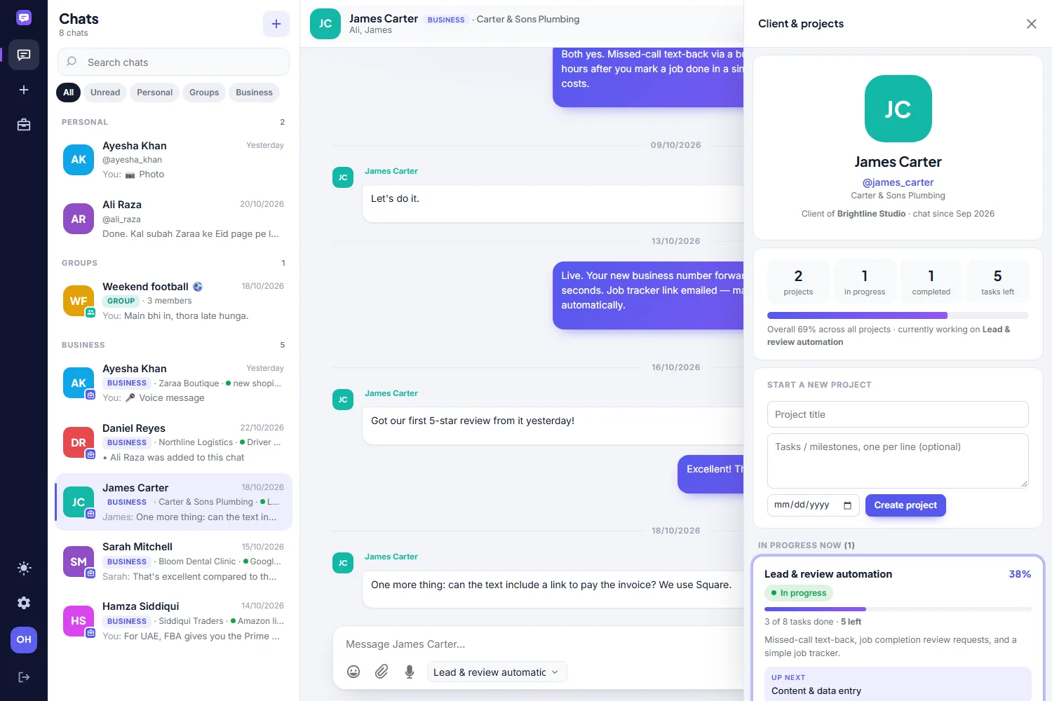 Client & projects
